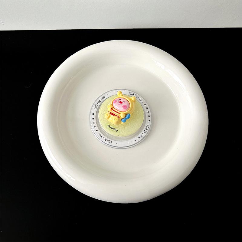 Cartoon Cute Little Tanuki Magnetic Mobile Phone Airbag Bracket Back Sticker Retractable Fun Rotating Decompression Desktop Bracket