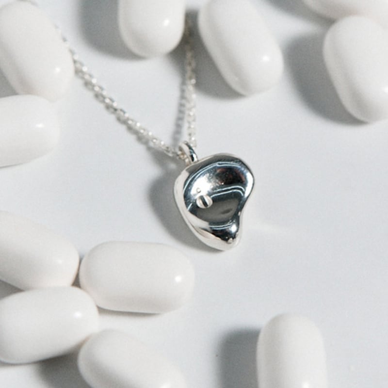 

ROAJU [silver925]discliche small necklace single type