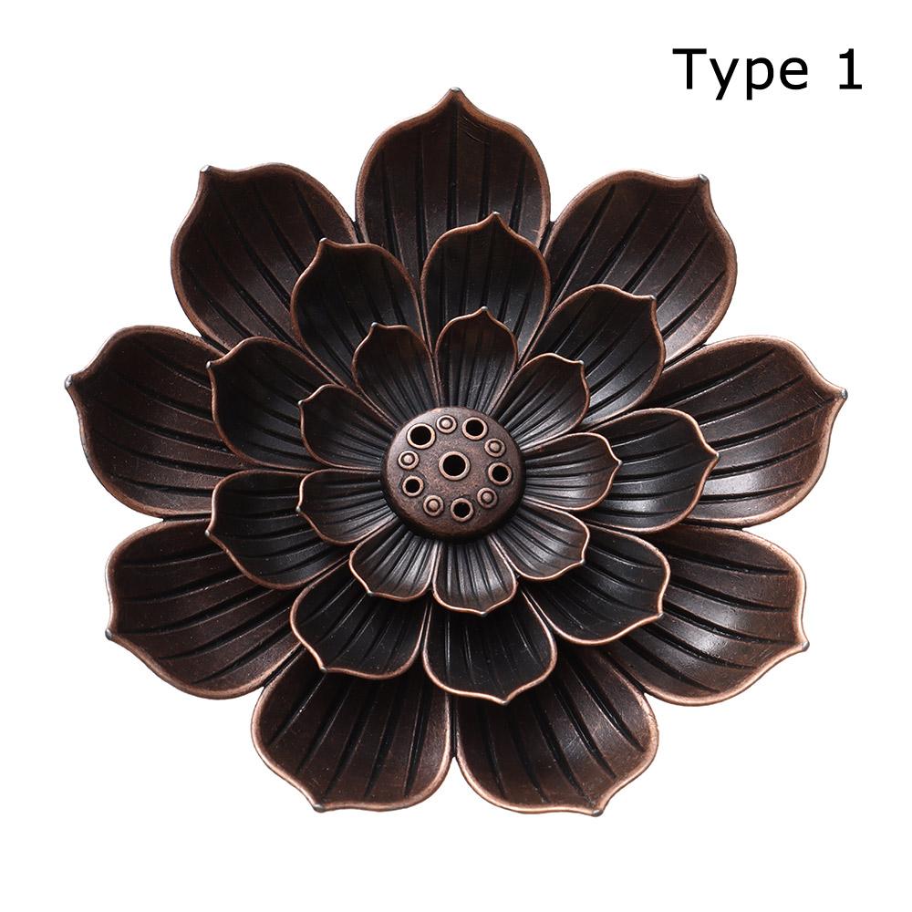 Sandalwood Line Incense Plate Home Decor Incense Burner Buddhism Lotus Incense Holder Joss-stick Inserted
