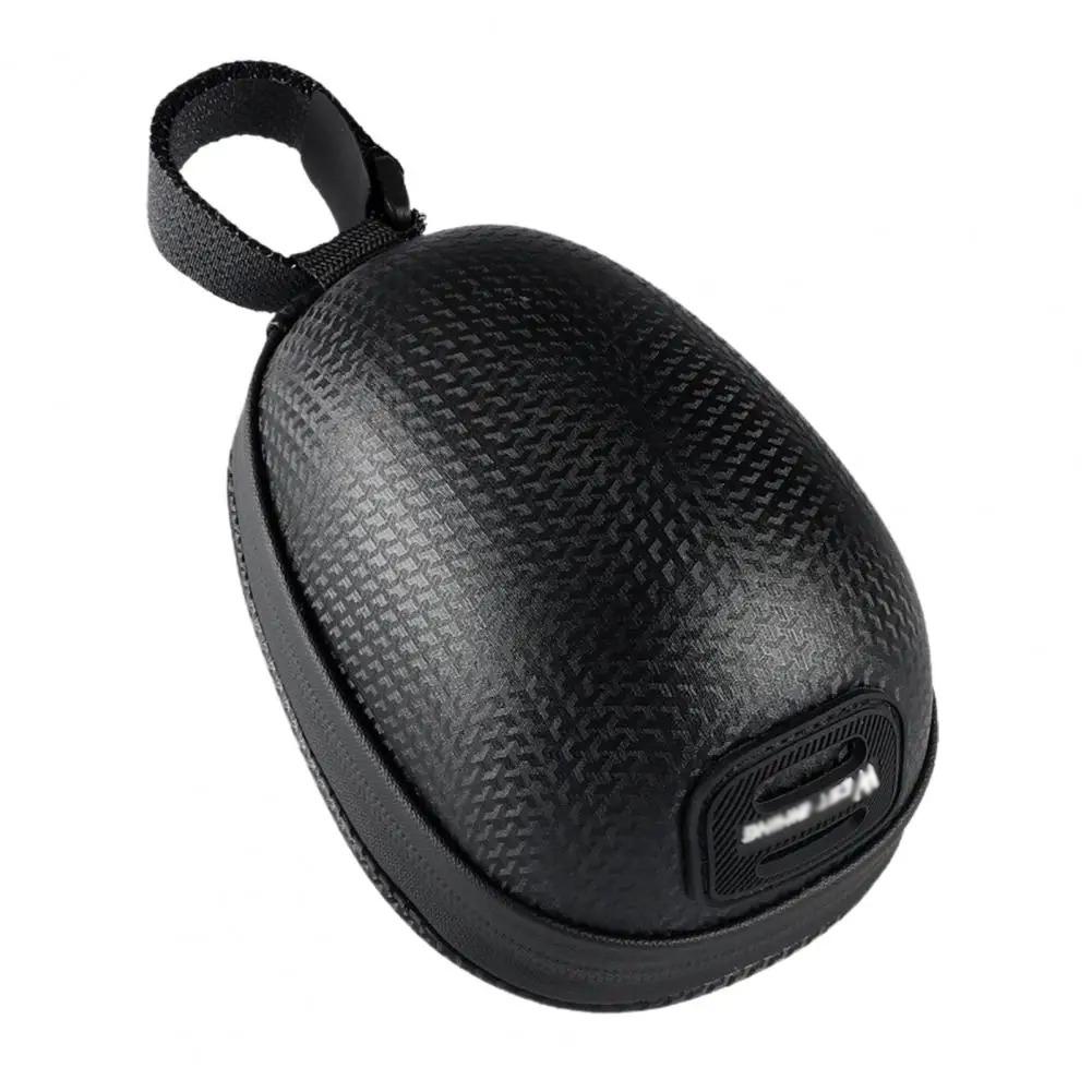 Bicycle Hard Shell Strap-On Saddle Bag, Mini Seat Bag With Waterproof Zipper, Lightweight Compact Bike Cycling Bag For Mountain Road Bike