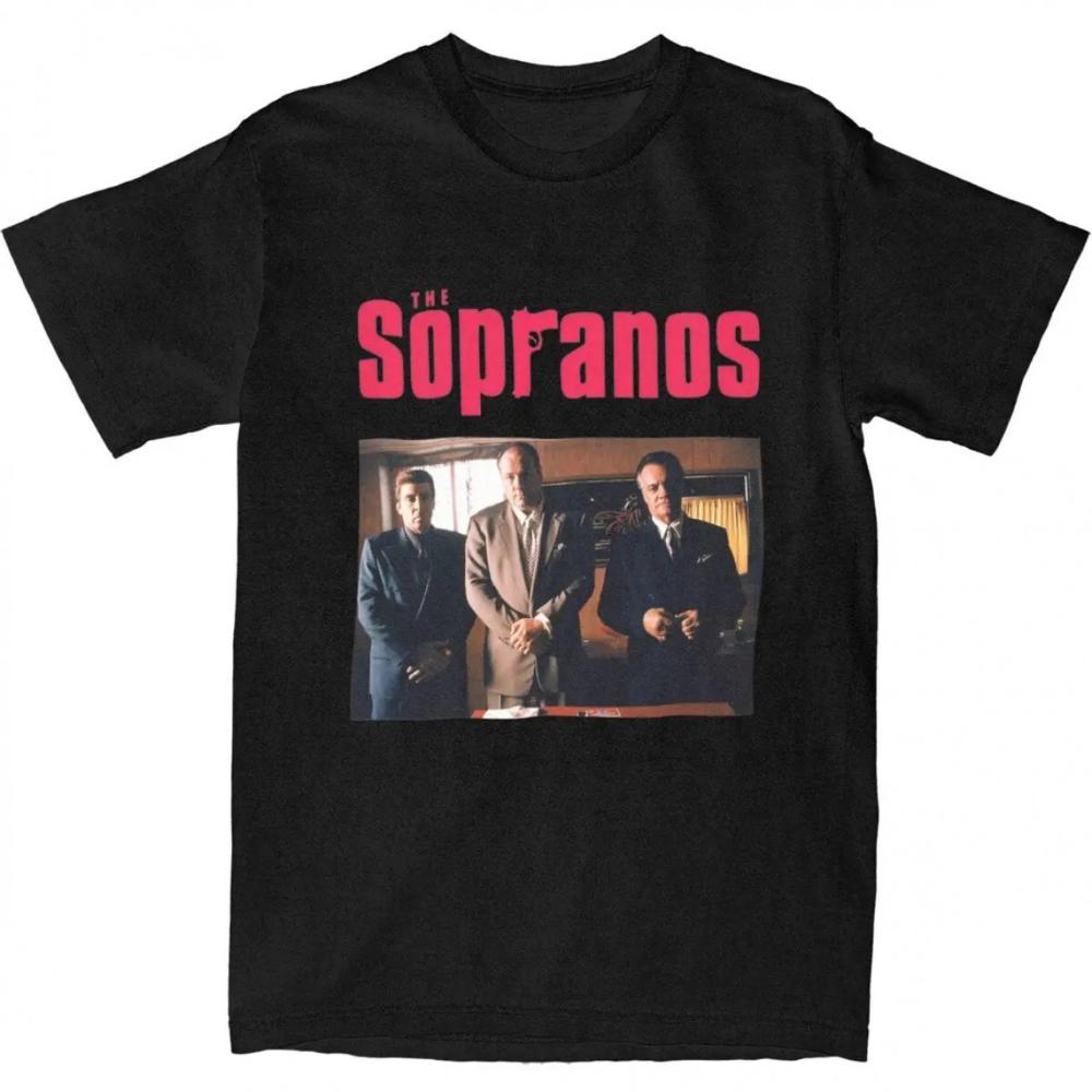 

Vintage T-Shirts Featuring The Sopranos Perfect for Couples This Summer Classic Y2K Style with A Popular Tony Soprano Print -... 5XL різнокольоровий