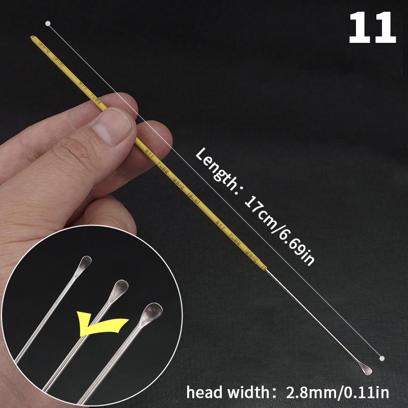 Professional Ear Picking Tools Earpick Wax Remover Curette Ear Scooping Dig Tool Spoon Cleaner Stick Stainless Steel Ear Care