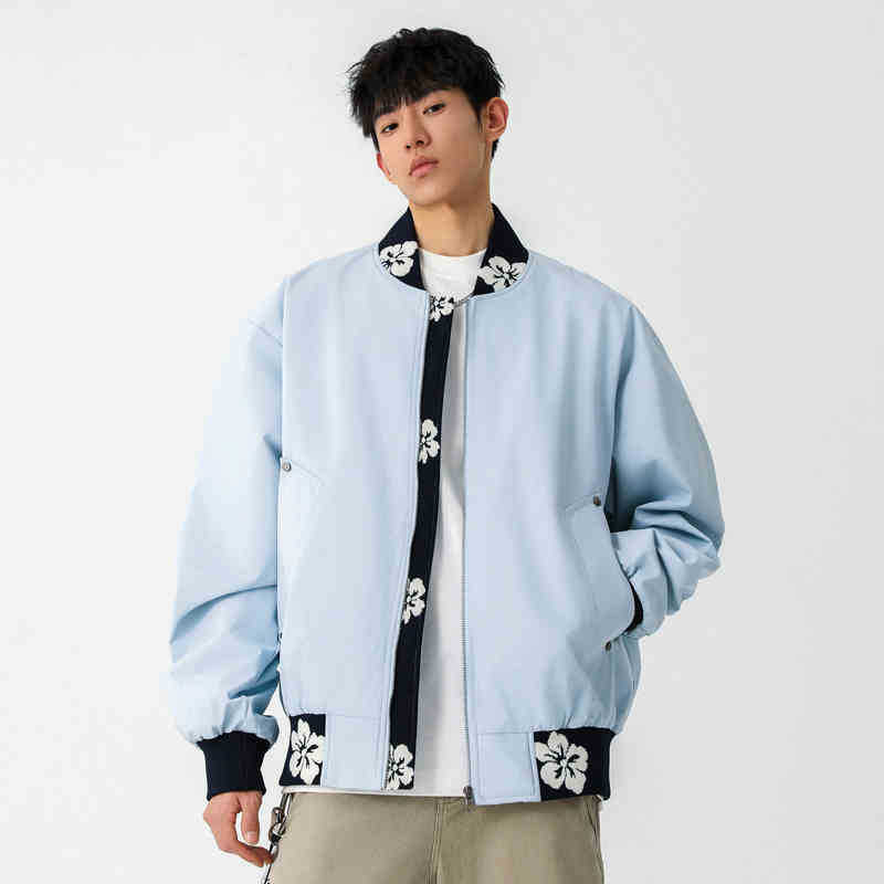 

American Baseball Uniform Men s Jacket for Spring New High-end and Handsome Casual Work Jacket 2XL