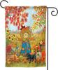 Happy Fall Autumn Pumpkin Graden Ag 12x18 Inch Outdoor Decor Yard Scarecrow Garden Wall Ags For Outside Banner Decoratio EEL