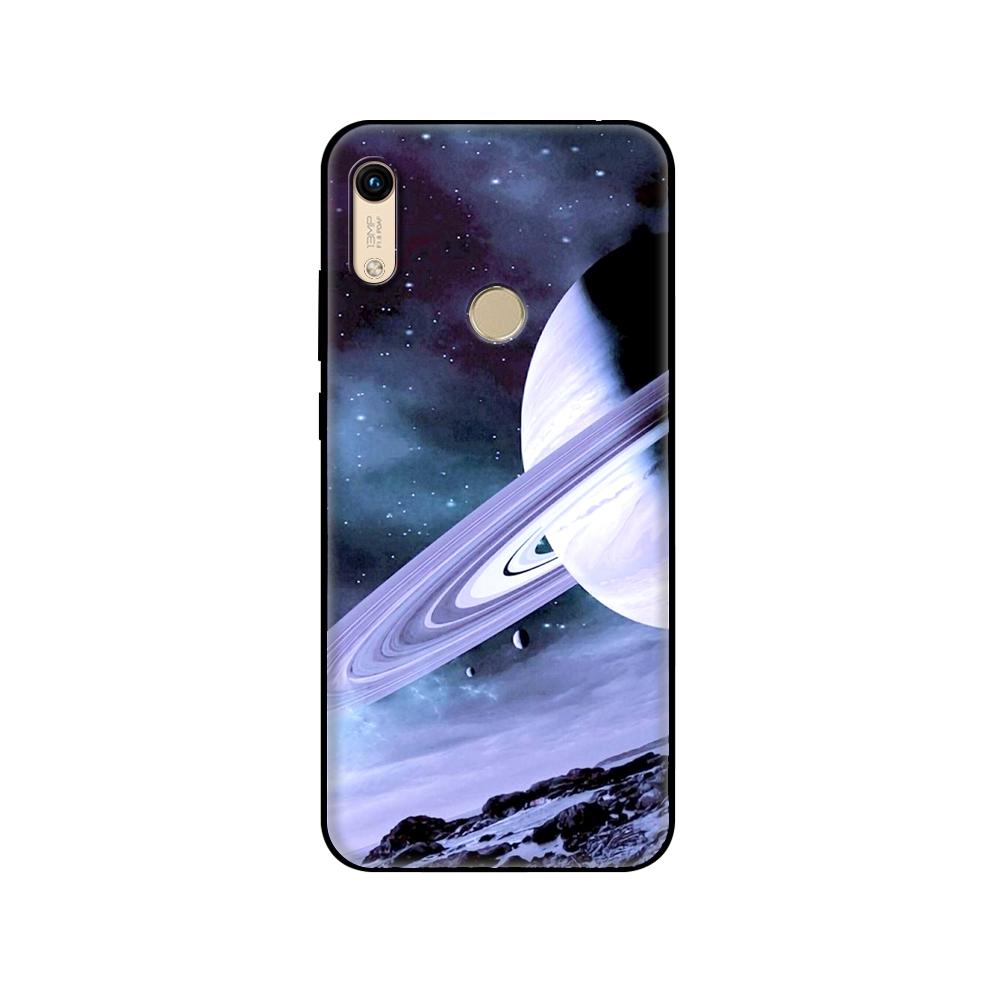 Black Tpu Case For Huawei Honor 8a Prime 8s Prime 9 Lite Honor 9A 9C 9X Premium 9x Pro 9S Sky Space Planet Moon Stars Design