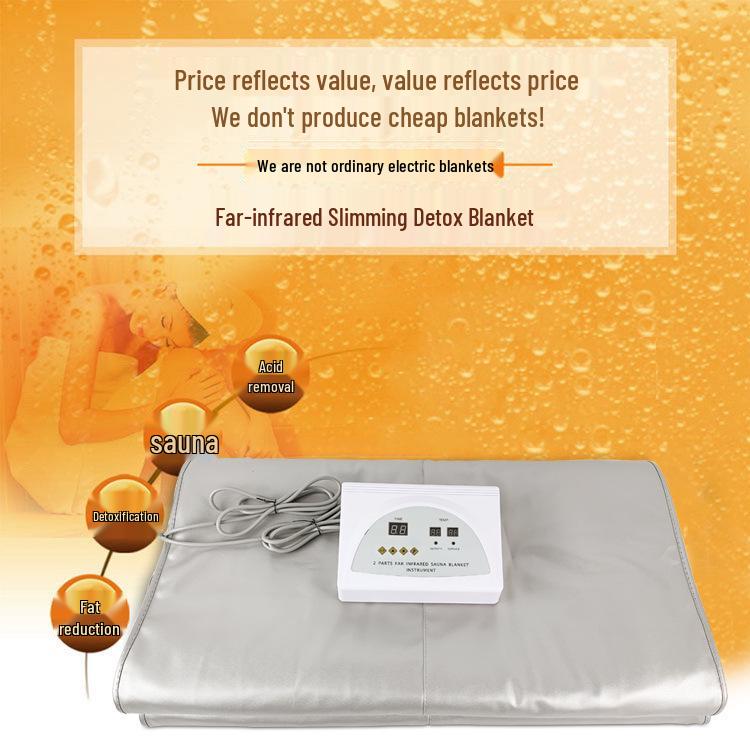 Pătură de încălzire cu infraroșu îndepărtat pentru îndepărtarea umezelii și a frigului, detoxifiere acidă, tratament de înfrumusețare cu cătină, pătură cu aburi pentru salon.