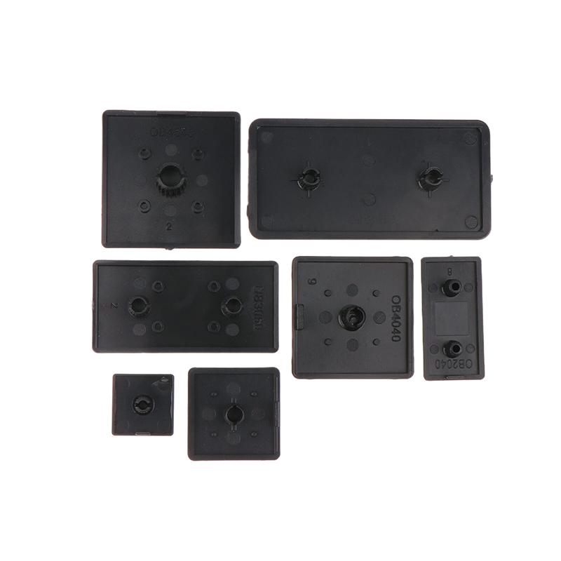 10 Buc 2020 3030 3060 4040 4080 4545 Plastic Capăt Acoperire Placă Negru Pentru Profil Aluminiu EU