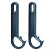 2pcs Easy Open Ring Pull Can Opener Tin Opener Manual Easy Opening for Elderly with Weak Hands Blue