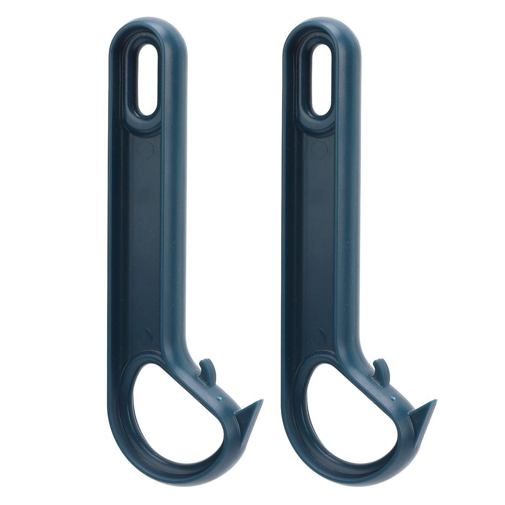 2pcs Easy Open Ring Pull Can Opener Tin Opener Manual Easy Opening for Elderly with Weak Hands Blue
