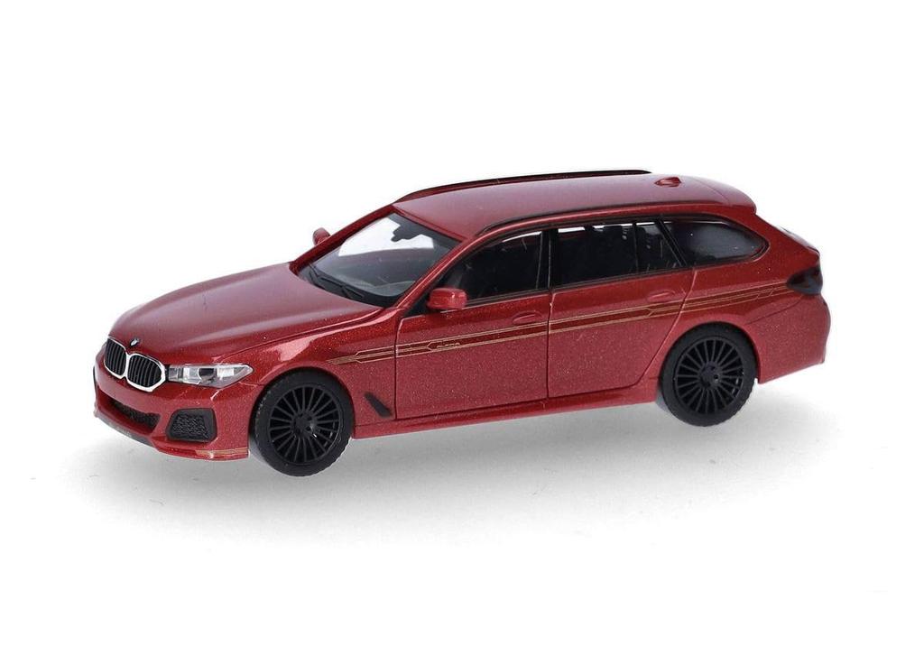 Helpa 1/87 Alpina B5 Touring Red Metallic B5 Touring HO Scale Die-Cast Model Car