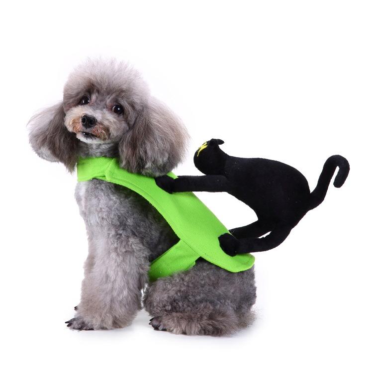 Halloween Pet Clothes Holiday Funny Dress Up Props Dog Transformation Bat Costume Riding Cat Costume Pet Products