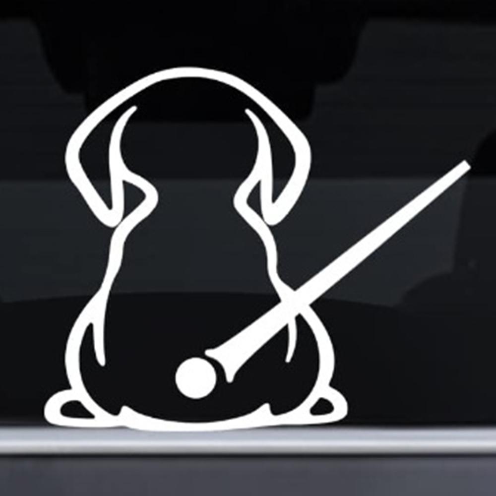 Puppy Dog Car Rear Windshield Wiper Decor Decals , Animal Dog Vinyl Art Sticker For Truck Car Bumper Funny Decoration
