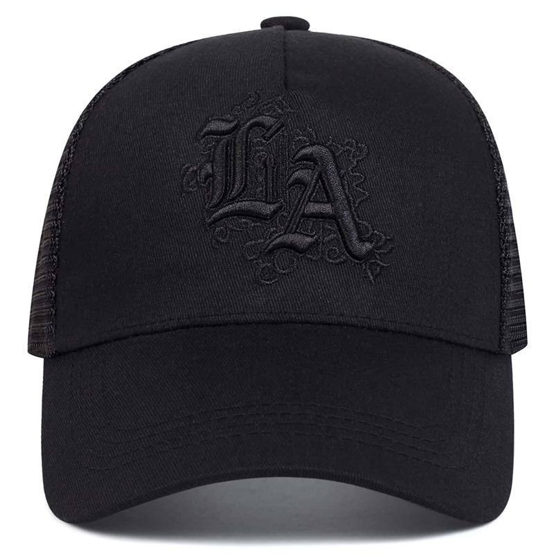 Unisex Letter Embroidery Baseball Net Caps Spring and Summer Outdoor Adjustable Casual Hats Sunscreen Hat