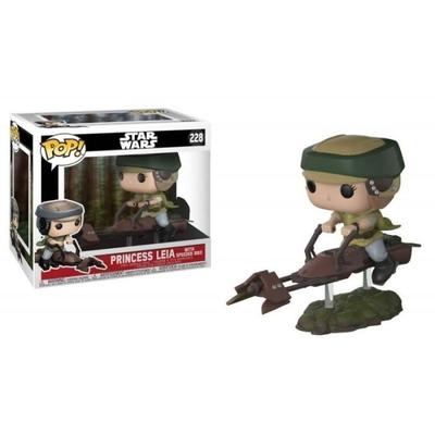 Funko POP! Figure Deluxe : Star Wars : Speeder Bike W / Leia
