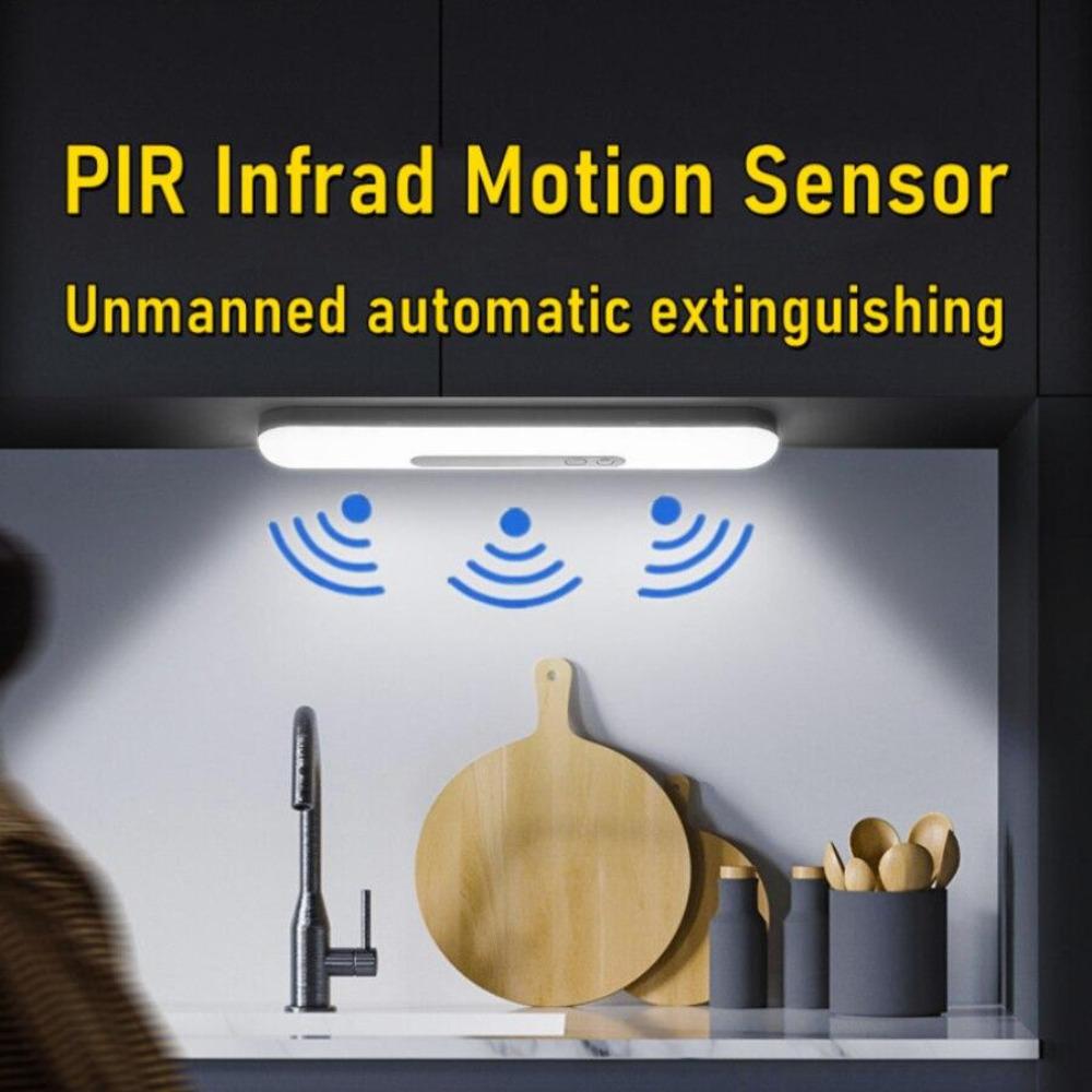 Wireless LED Night Light Motion Sensor Light Closet Night Lamp For Bedroom Kitchen Detector Light Cabinet Staircase Light