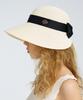 Hwaiteusaenjeu Wide Branch Ribbon Cloche Hat Melina (3 Colors)