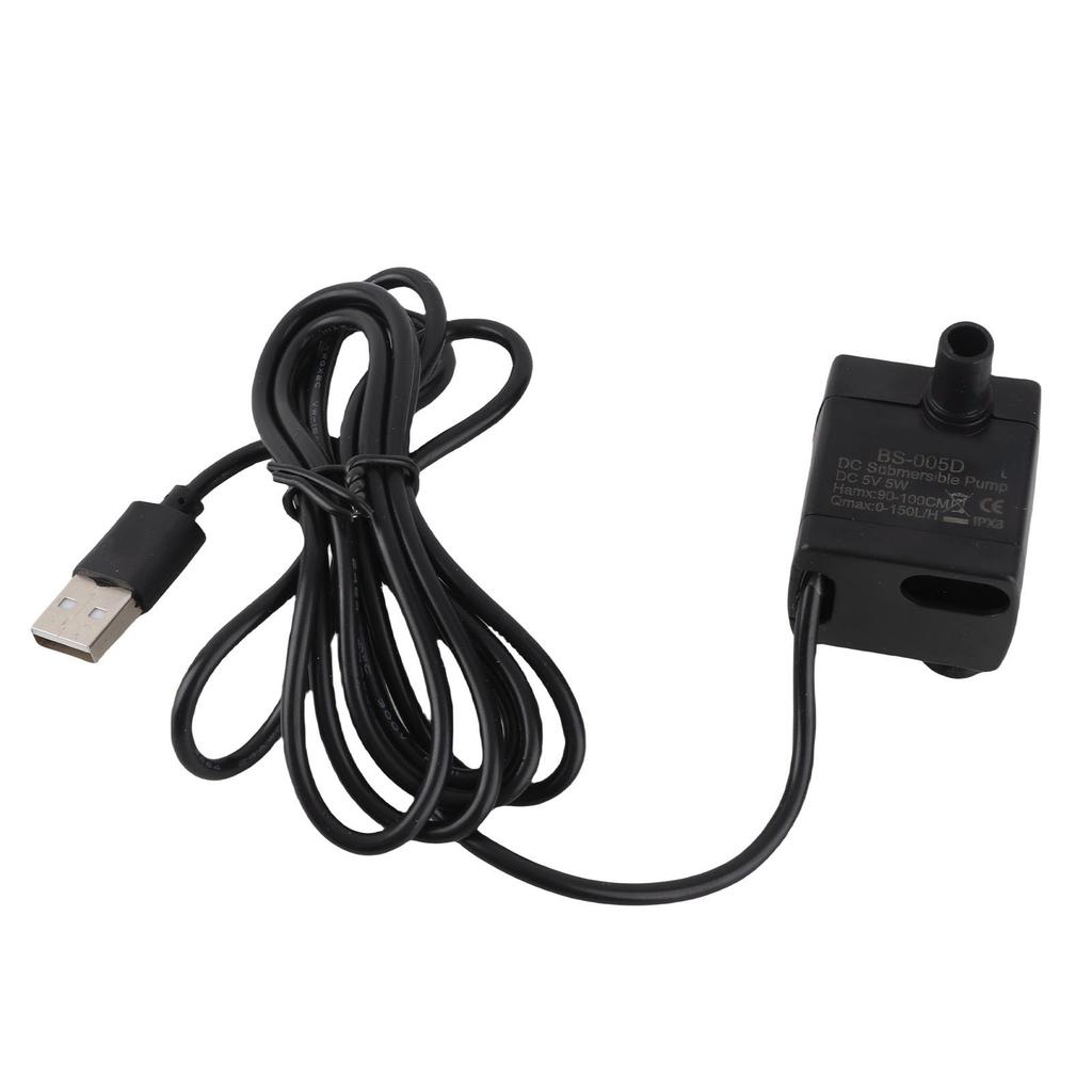 5V Hydrokultur Indoor Miniatur Brunnen Landschaft Wasserpumpe Kabel für Teich Fisch Tanks