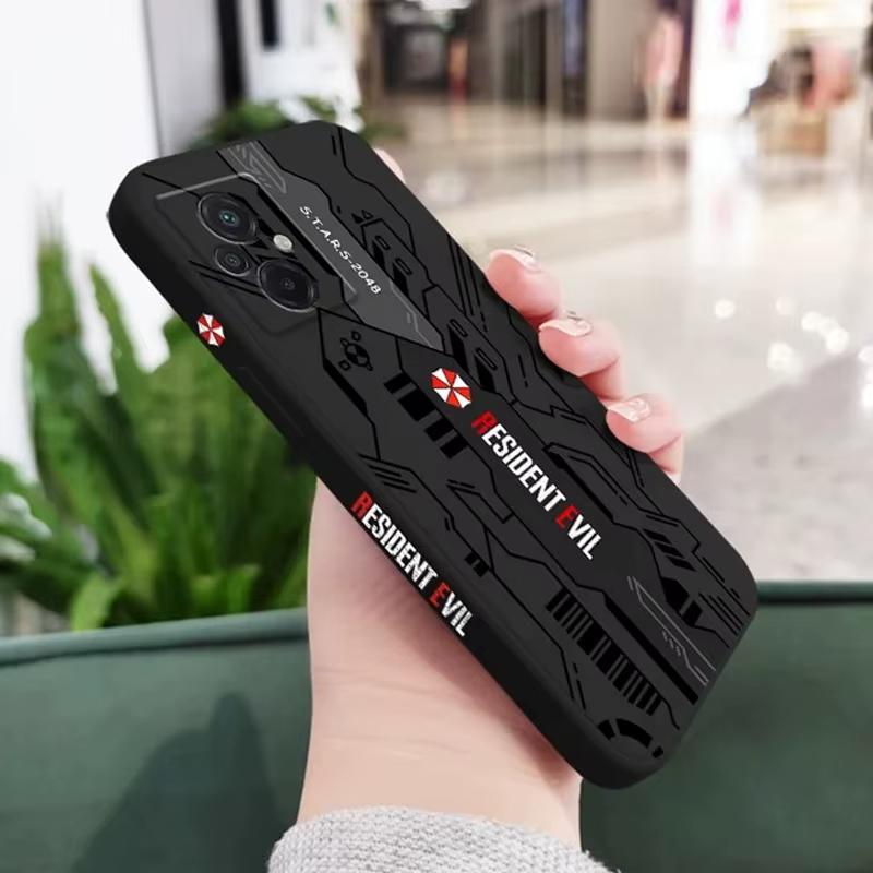 

Чехол для телефона Resident Evil для Samsung S25 S24 S23 S22 S21 S20 S10 FE Note 20 10 Plus Ultra 5G Мягкий черный чехол S23FE
