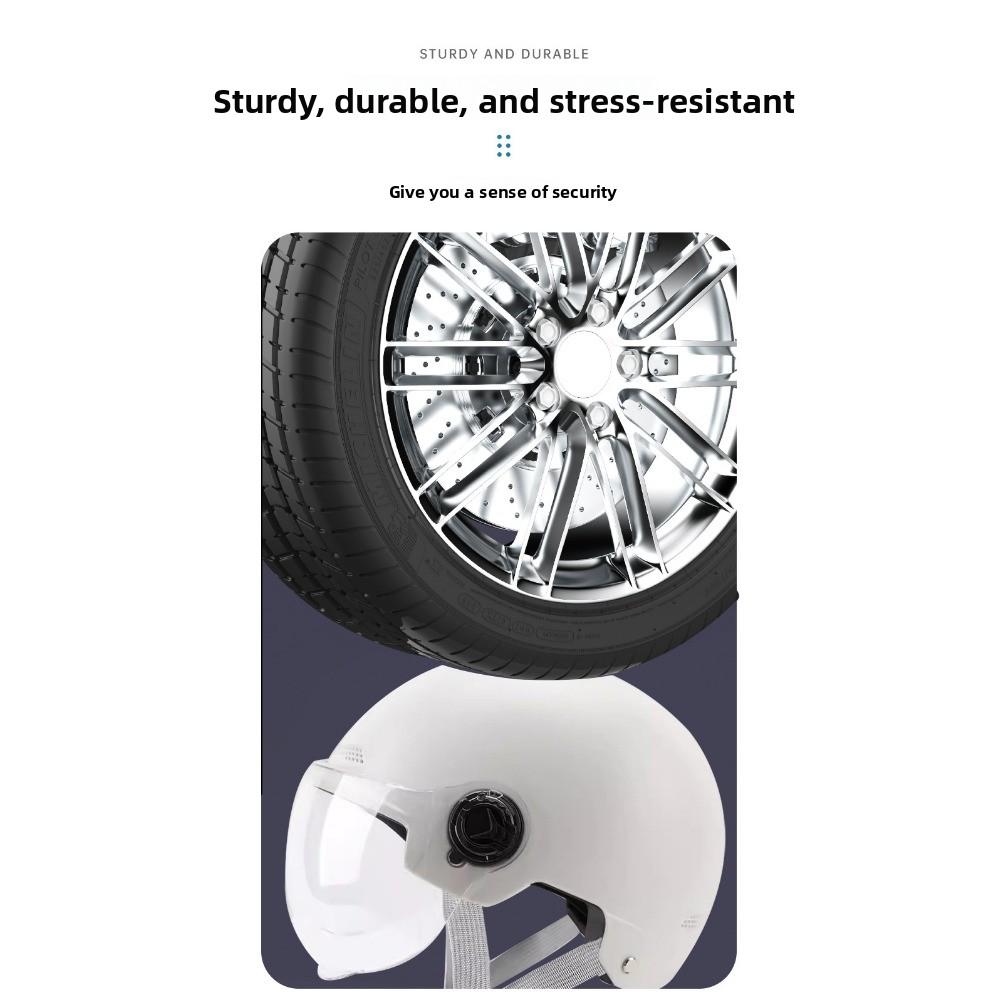 Electric Car Helmet Four Seasons Men's and Women's Universal Summer Motorcycle Half Helmet Battery Car Safety Helmet