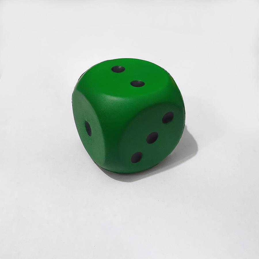 

PU Sponge Solid Dice Children s Educational Counting Toy Wrist Exercise Decompression Bouncy Ball For Party Interactive Games зелений