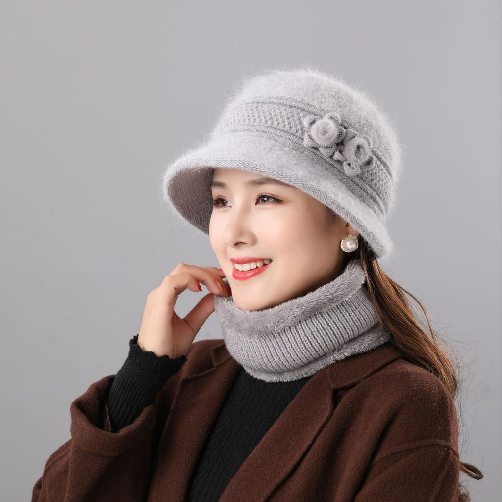 Winter Man Grandma Adds Velvet Warm Wool Hat In Mother Hat Girl Grandma Old Man Cotton Hat Fen