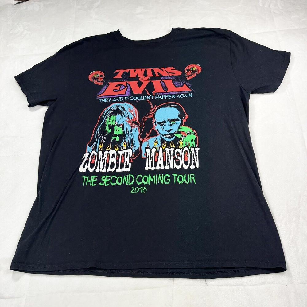 Rob Zombie Twins Of Evil T shirt Full Size S-5XL Unisex T-Shirt S