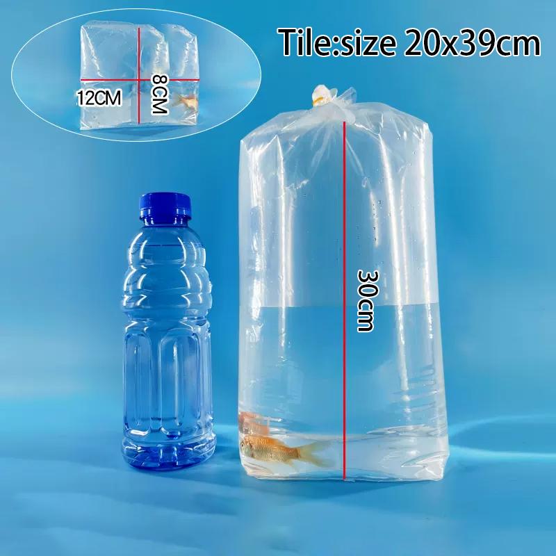 50 Pcs Aquarium Breathing Bags Breathing Bags Live Fish Transport Packing Bag Fish Shrimp Aquarium Fish Delivery Inflatable Bag