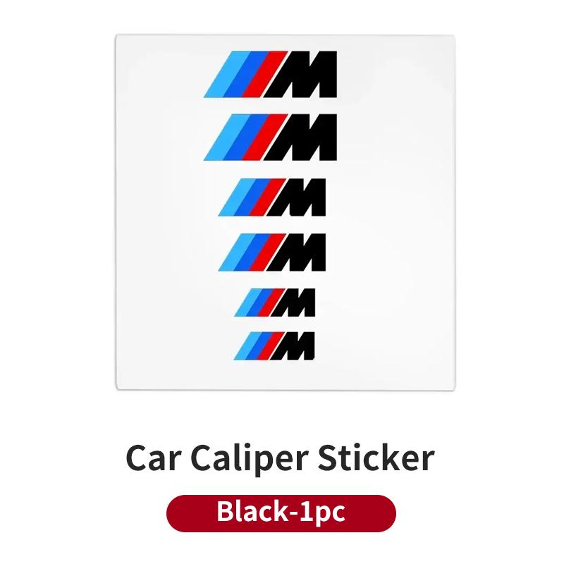 

2025 Hot 6PCS Car Brake Decorative Stickers Wheel Hub Styling Decals Accessories For BMW E46 G60 F20 F10 F30 E30 E90 E60 G20 E87