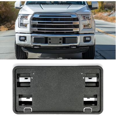 HECASA Front Bumper License Plate Bracket Compatible with 2015-2017 Ford F150 Replacement for FO1068165 FL3Z17A385A, License Plate Frame Mounting