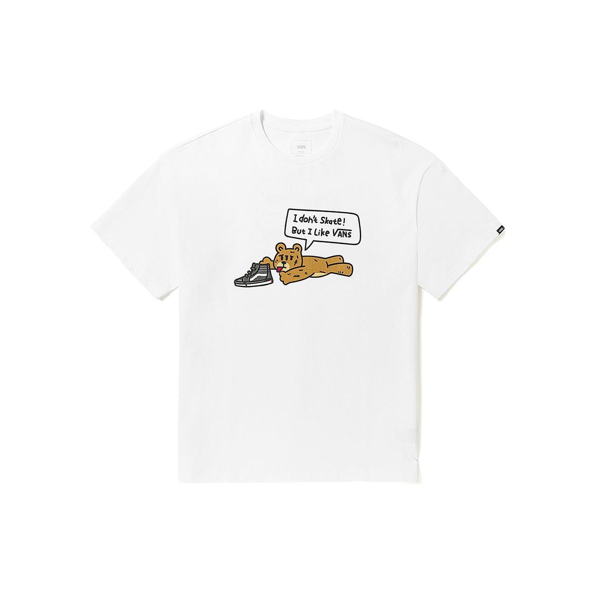 

Vans X OTW Asian Artist Collaboration Run Retro Print Breathable T-Shirt Unisex Tops White VN000EVWWHT XL