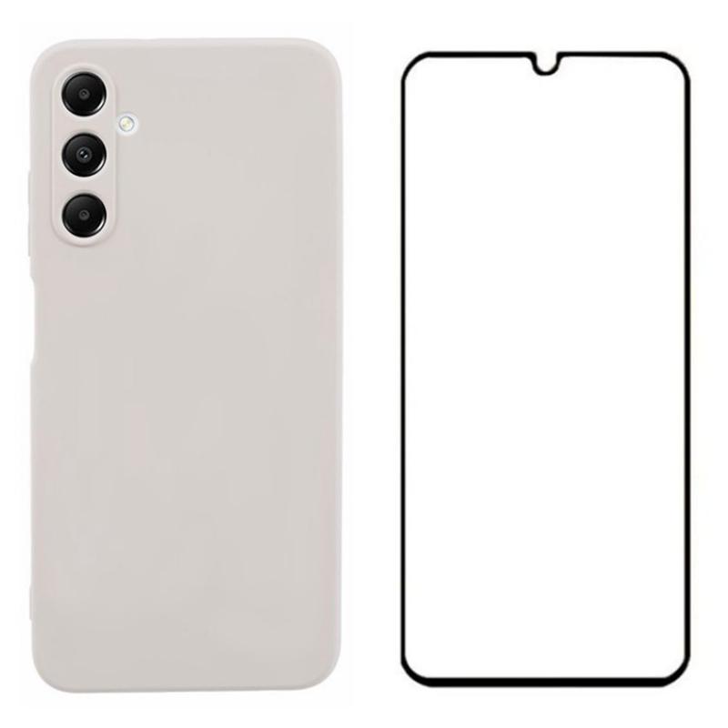 WANLONFENG RB2 Series for Samsung Galaxy A05s 4G Case Soft TPU Phone Cover with Screen Protector