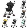 Baby Dinosaur Lightweight Folding Stroller Steel Frame Compact Pushchair For Travel And Outdoor Use