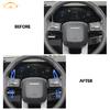 2pcs Car Steering Wheel Paddle Shifter Gear Shift Extension For Hyundai Santa Fe SantaFe HEV MX5 2023 2024