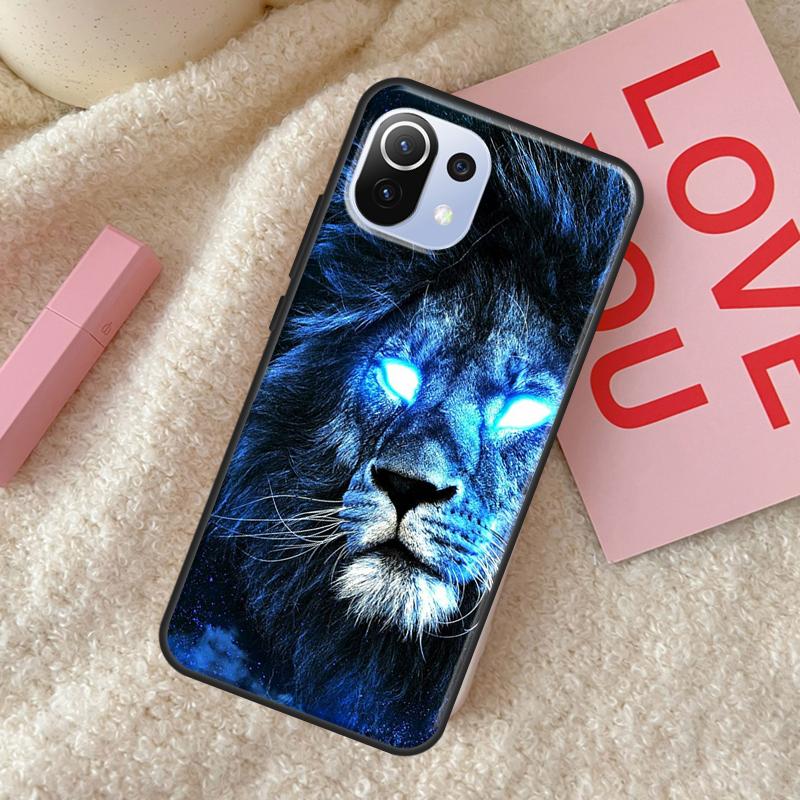 King of jungle Lion Case For POCO X5 X3 X4 F5 Pro F3 F4 GT C40 M5s Phone Cover For Xiaomi 13 11T 12T Pro 12 Lite