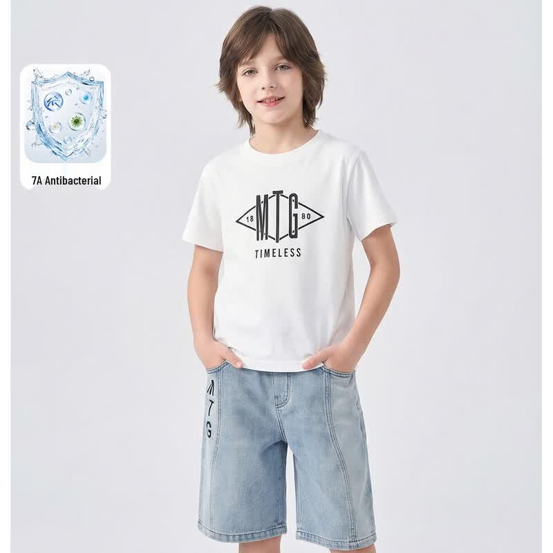 Montagut Boys  Summer Letter Print T-Shirt 150