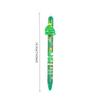 36Pcs Santa Claus Christmas Series Resin Patch Erasable Press Pen Cartoon Side Press Press Gel Pen Gift Pen 0.5mm Student Prize Gift Writing Tools Hol