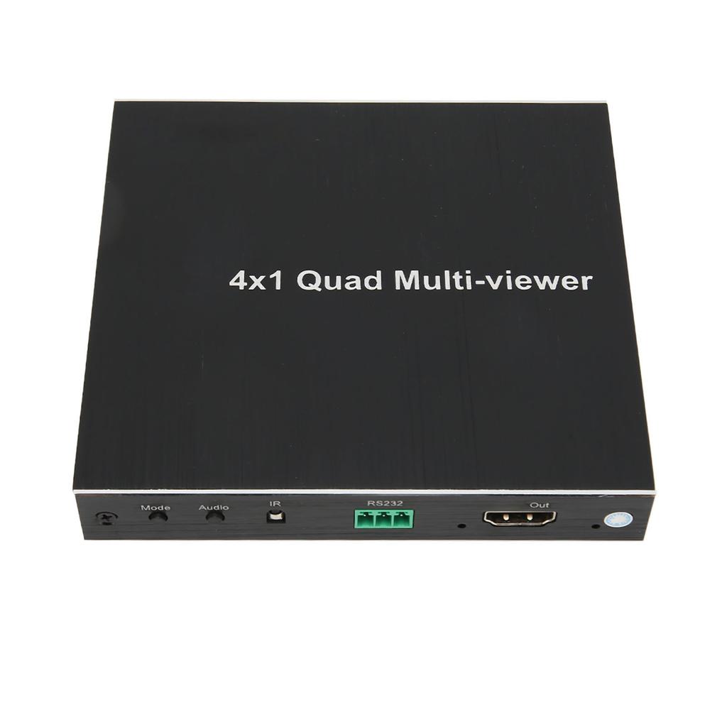 HD Multimedia Interface 4x1 Multiviewer Switch Seamless 1080P At 60Hz 4 in 1 Out Switcher with