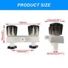 Shower Faucet Double  Handle Designs Travel Trailer Shower Faucet Quick Fixing Upgrades for Reliable Water Flow Control