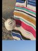 Unisex Retro Striped Knit Sweater: Loose Lapel Casual Top for Spring & Summer
