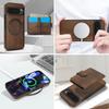 2IN1 Detachable Magnetic Leather Case For Google Pixel 9 Pro XL 9A 8A 8 Pro Magsafe Wireless Charge Wallet Card Packs Cover Capa