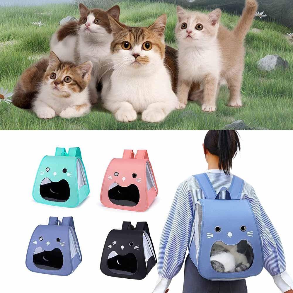 Foldable Kitten Carrying Bag Breathable Pet Carry Backpack Cat Carrier Bag  Animal Carrying