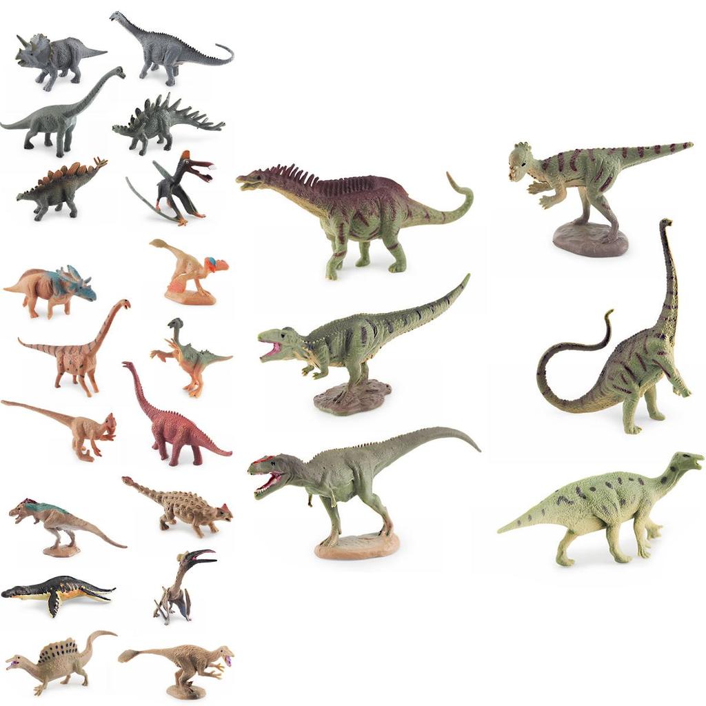 High Quality Pvc Dinosaur Figurine Set With Detailed Designs Of T-rex Triceratops Raptor And Pterodactyl For Display And Play