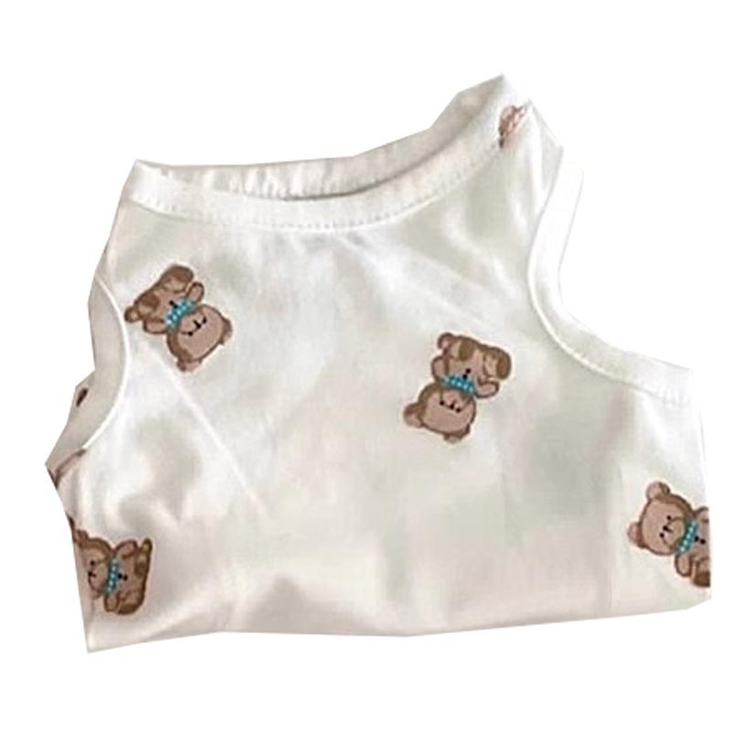 Spring and Summer Breathable Comfortable Cute Small Dog Puppy Clothing Pet Supplies Dog Clothing Pet Dog Vest Clothing