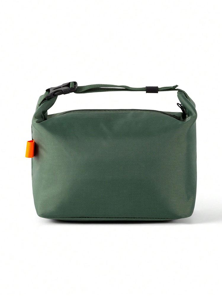 

Foldable Insulation Bag,Large Capacity Office Lunch Bag,Thick Aluminum Foil Insulation Bag,Can Hold Lunch Boxes,fruits,snacks зелений