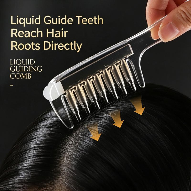 Multi-Function Mini Portable Head Applicator Anti-Frizz Scalp Nourish Hair Firming Applicator Anti-Static Hair Care