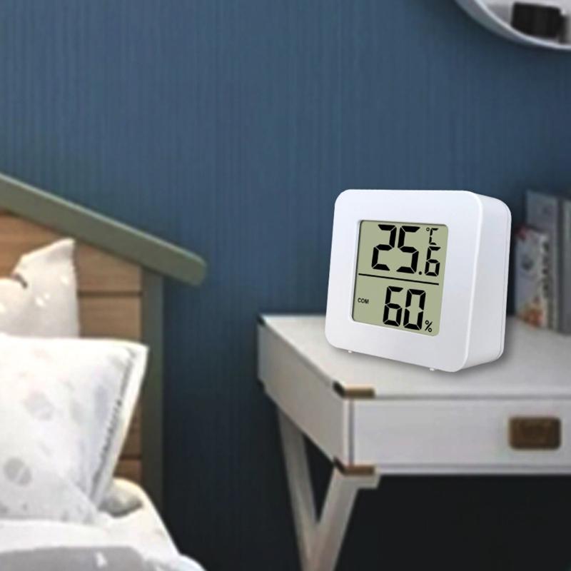 Temp Hygrometer Gauge Sensor Humidity Meter Indoor Thermometer Weather-Station