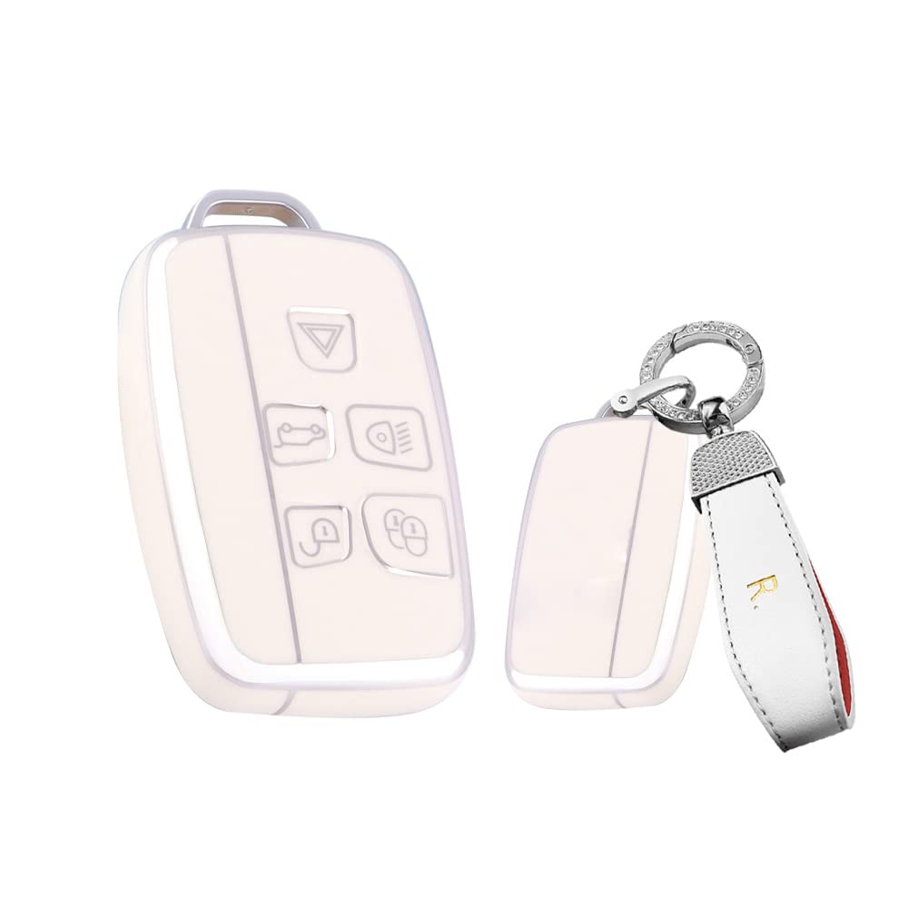 

SANRILY Чехол для ключей, Держатель для ключей, Защита для ключей, Для Range Rover Evoque, Range Type A белый