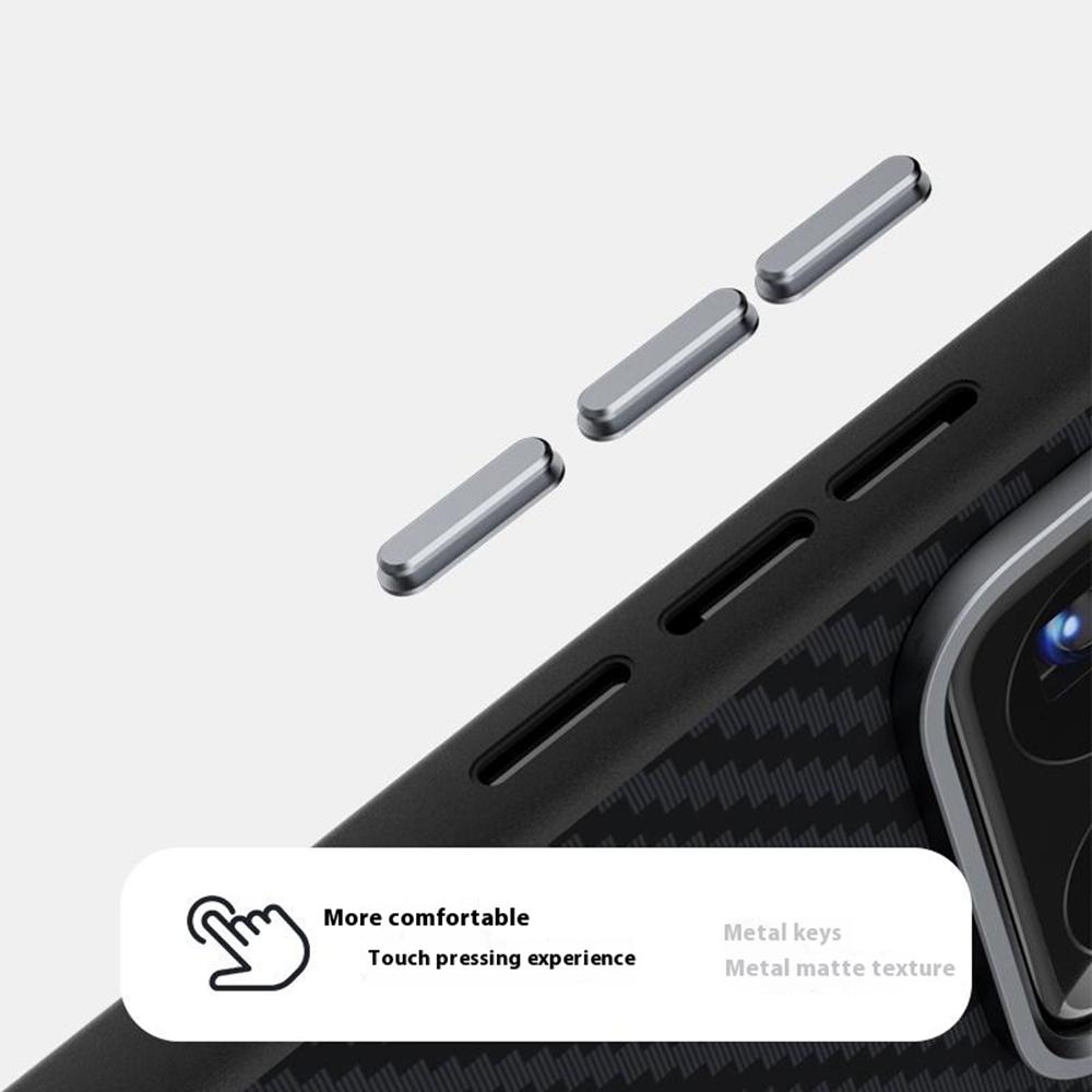 ABEEL For Xiaomi 15S Pro Case Compatible with MagSafe Carbon Fiber Texture Back Cover