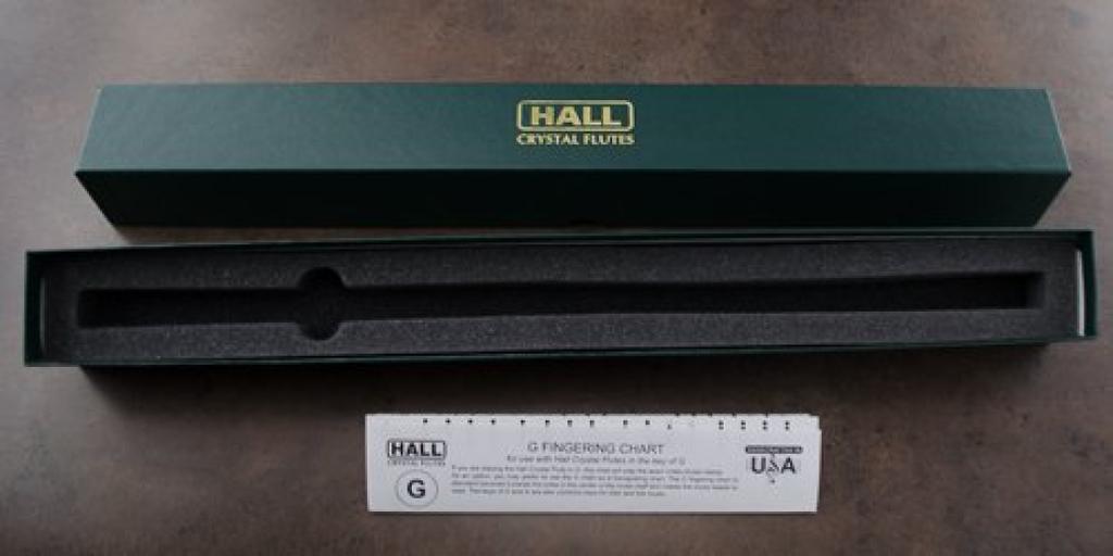 HALL CRYSTAL Flute G Offset Dragonfly Crystal Flute G Tube Total Length 421mm
