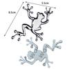 3D Metal Frog-shaped Car Sticker: Fun Car Badge for Trunk, Fender and Door Decoration & Modification Accessories